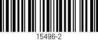 Código de barras (EAN, GTIN, SKU, ISBN): '15496-2'