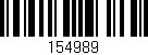 Código de barras (EAN, GTIN, SKU, ISBN): '154989'