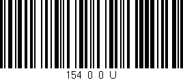 Código de barras (EAN, GTIN, SKU, ISBN): '154_0_0_U'