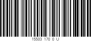 Código de barras (EAN, GTIN, SKU, ISBN): '15503_170_0_U'