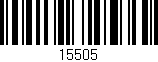 Código de barras (EAN, GTIN, SKU, ISBN): '15505'