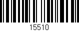 Código de barras (EAN, GTIN, SKU, ISBN): '15510'