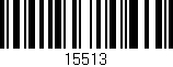 Código de barras (EAN, GTIN, SKU, ISBN): '15513'