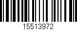 Código de barras (EAN, GTIN, SKU, ISBN): '15513972'