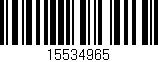 Código de barras (EAN, GTIN, SKU, ISBN): '15534965'