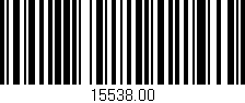 Código de barras (EAN, GTIN, SKU, ISBN): '15538.00'