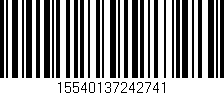 Código de barras (EAN, GTIN, SKU, ISBN): '15540137242741'