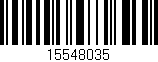 Código de barras (EAN, GTIN, SKU, ISBN): '15548035'