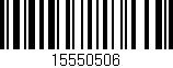 Código de barras (EAN, GTIN, SKU, ISBN): '15550506'