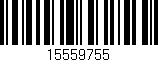 Código de barras (EAN, GTIN, SKU, ISBN): '15559755'