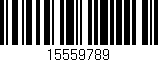 Código de barras (EAN, GTIN, SKU, ISBN): '15559789'