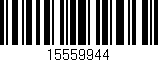 Código de barras (EAN, GTIN, SKU, ISBN): '15559944'