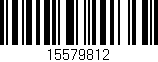 Código de barras (EAN, GTIN, SKU, ISBN): '15579812'