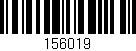 Código de barras (EAN, GTIN, SKU, ISBN): '156019'