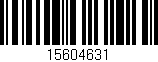 Código de barras (EAN, GTIN, SKU, ISBN): '15604631'