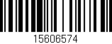 Código de barras (EAN, GTIN, SKU, ISBN): '15606574'