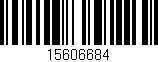 Código de barras (EAN, GTIN, SKU, ISBN): '15606684'