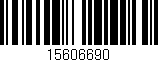 Código de barras (EAN, GTIN, SKU, ISBN): '15606690'