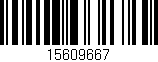 Código de barras (EAN, GTIN, SKU, ISBN): '15609667'