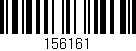 Código de barras (EAN, GTIN, SKU, ISBN): '156161'