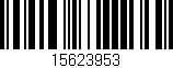 Código de barras (EAN, GTIN, SKU, ISBN): '15623953'