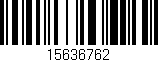 Código de barras (EAN, GTIN, SKU, ISBN): '15636762'