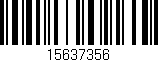 Código de barras (EAN, GTIN, SKU, ISBN): '15637356'