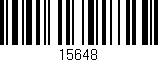 Código de barras (EAN, GTIN, SKU, ISBN): '15648'