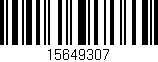 Código de barras (EAN, GTIN, SKU, ISBN): '15649307'