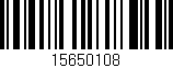 Código de barras (EAN, GTIN, SKU, ISBN): '15650108'