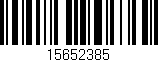 Código de barras (EAN, GTIN, SKU, ISBN): '15652385'
