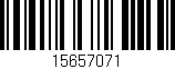 Código de barras (EAN, GTIN, SKU, ISBN): '15657071'