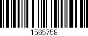 Código de barras (EAN, GTIN, SKU, ISBN): '1565758'