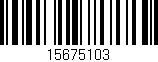 Código de barras (EAN, GTIN, SKU, ISBN): '15675103'