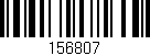 Código de barras (EAN, GTIN, SKU, ISBN): '156807'