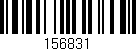 Código de barras (EAN, GTIN, SKU, ISBN): '156831'