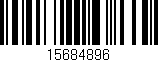 Código de barras (EAN, GTIN, SKU, ISBN): '15684896'