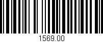 Código de barras (EAN, GTIN, SKU, ISBN): '1569.00'