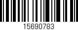 Código de barras (EAN, GTIN, SKU, ISBN): '15690783'