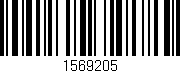 Código de barras (EAN, GTIN, SKU, ISBN): '1569205'