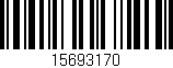 Código de barras (EAN, GTIN, SKU, ISBN): '15693170'