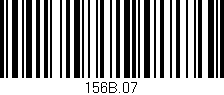 Código de barras (EAN, GTIN, SKU, ISBN): '156B.07'