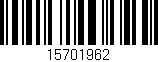 Código de barras (EAN, GTIN, SKU, ISBN): '15701962'