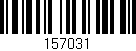 Código de barras (EAN, GTIN, SKU, ISBN): '157031'