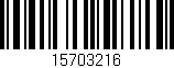 Código de barras (EAN, GTIN, SKU, ISBN): '15703216'