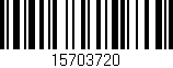 Código de barras (EAN, GTIN, SKU, ISBN): '15703720'