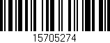 Código de barras (EAN, GTIN, SKU, ISBN): '15705274'