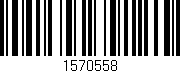 Código de barras (EAN, GTIN, SKU, ISBN): '1570558'