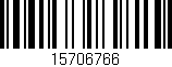 Código de barras (EAN, GTIN, SKU, ISBN): '15706766'