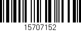 Código de barras (EAN, GTIN, SKU, ISBN): '15707152'